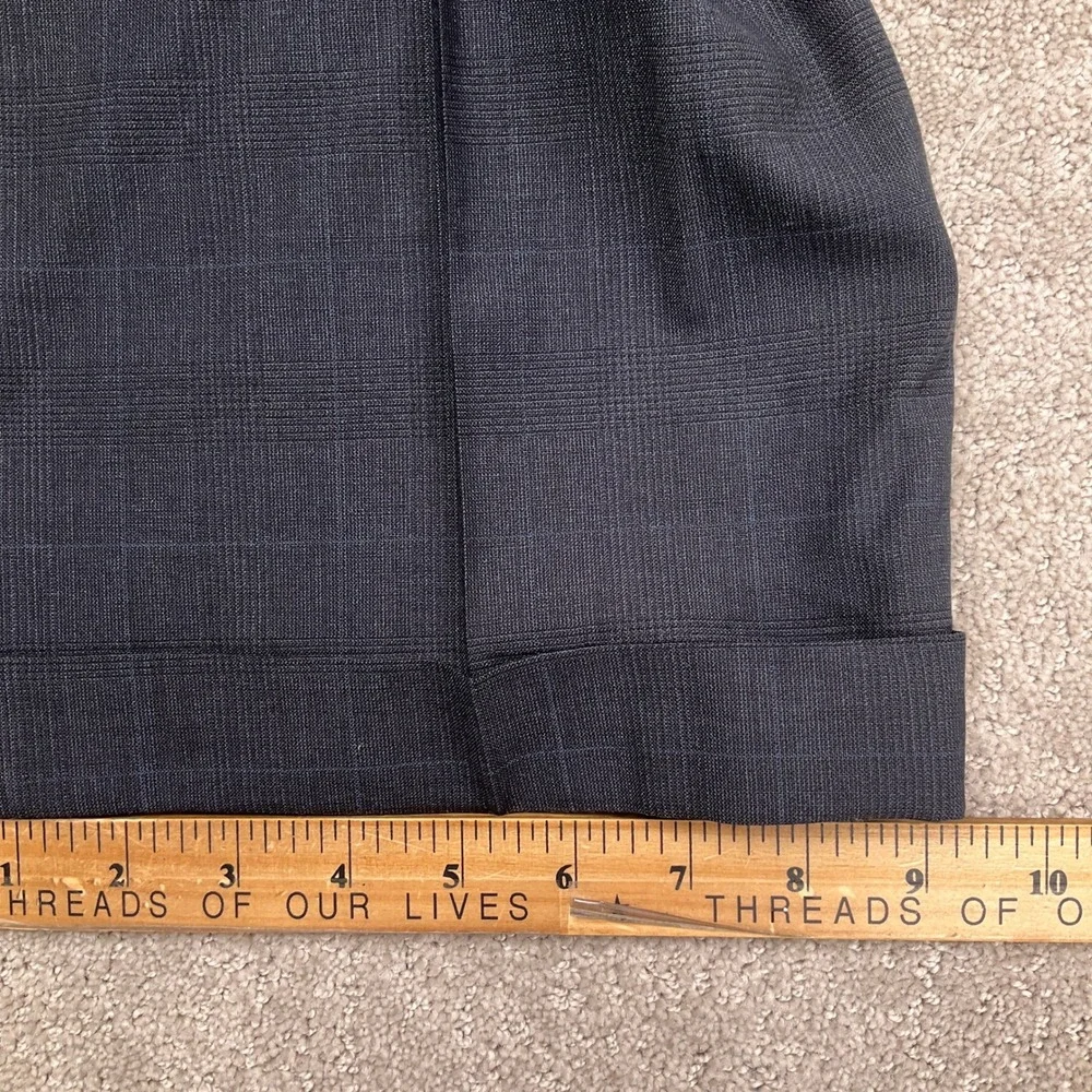 Brooks Brothers 346 Suit Men 46 RG Gray Glen Plaid Neutral Classic Wool Stretch